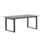 Flash Furniture Redmond 72x36 Conf Tbl w/1in. Thick Dbl Sided Laminate Tbl Top w/PVC and U-Frame Steel Bse, Gry Oak MT-M7236-LTGRY-UBF-GG - alternate 7